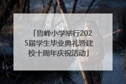 鲁峰小学举行2025届学生毕业典礼暨建校十周年庆祝活动