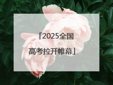 2025全国高考拉开帷幕