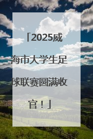 2025威海市大学生足球联赛圆满收官！