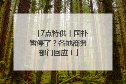 7点特供丨国补暂停了？各地商务部门回应！