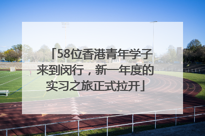58位香港青年学子来到闵行，新一年度的实习之旅正式拉开