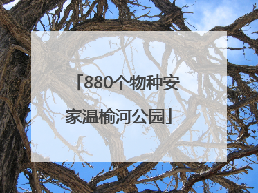880个物种安家温榆河公园