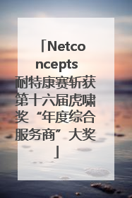 Netconcepts耐特康赛斩获第十六届虎啸奖“年度综合服务商”大奖